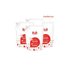 비앤비 세제 베이비파우더 1500ml 리필 4개입+(800ml 4입+50ml 4입+티슈 증정)_BB02 